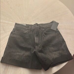 Joe's Jeans Black Denim Indonesia Cuffed Women's Shorts